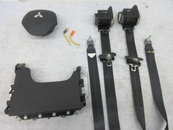 Mitsubishi Mirage HATCHBACK 2014-2024 Airbag steering wheel knee 2 X BELTS LEFT