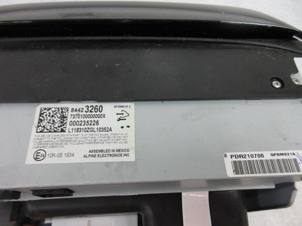 CHEVROLET TRAVERSE 2018-19-2020 OEM RADIO RECEIVER SCREEN 8 NAVIGATION 84423260