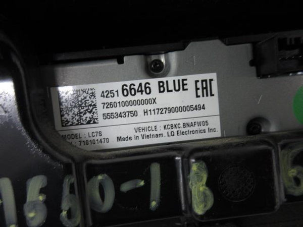 GMC SIERRA 2015-2016-2017-2018 OEM RADIO BEZEL NO NAVIGATION SCREEN 7 ¨ 42578313