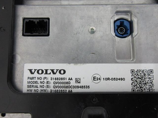 VOLVO XC40 2019-2020-2021 OEM RADIO RECEIVER NAVIGATION 9 ¨ SCREEN 31682851 AA