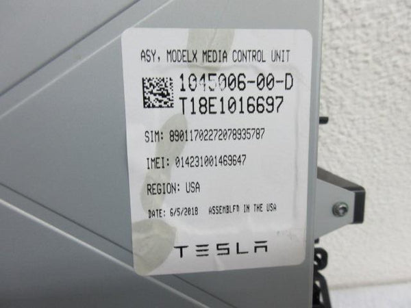 2016-2017-2018-2019-2020 Tesla RADIO Model S X Media Touch Screen Control OEM