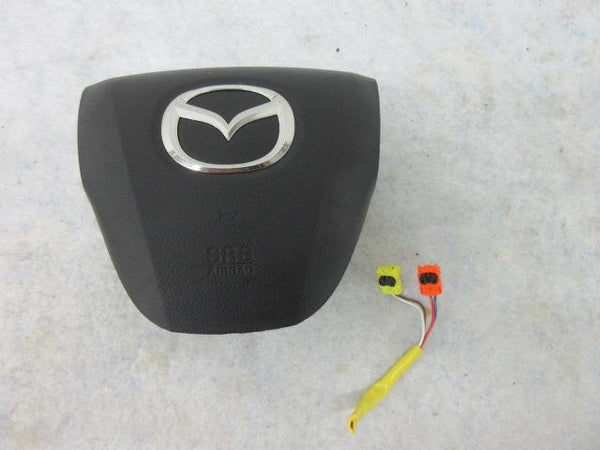 MAZDA 3  MAZDA3 2010-2011-2012-2013  Airbag LEFT Steering wheel CHROME LOGO 100%