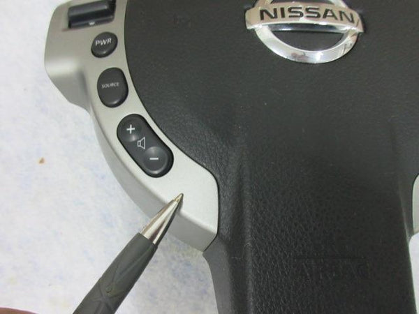 NISSAN ROGUE SV S 2008-2013 BLUETOOTH & CRUISE LH Airbag steering wheel WIRE CUT