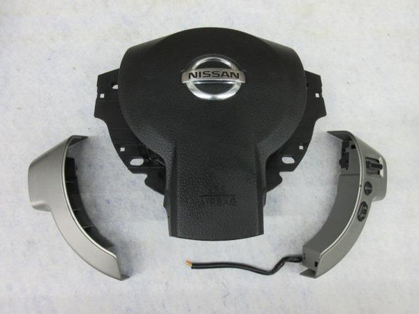 NISSAN ROGUE SV S 2008-2013 BLUETOOTH & CRUISE LH Airbag steering wheel WIRE CUT