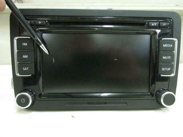 VOLKSWAGEN GOLF GTI 2010-2012 OEM RADIO 6CD SCREEN SATELLITE 1K0035180AC