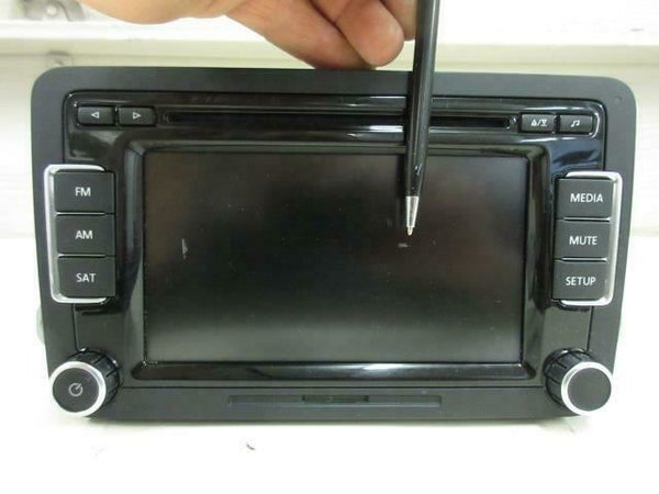 VOLKSWAGEN GOLF GTI 2010-2012 OEM RADIO 6CD SCREEN SATELLITE 1K0035180AC