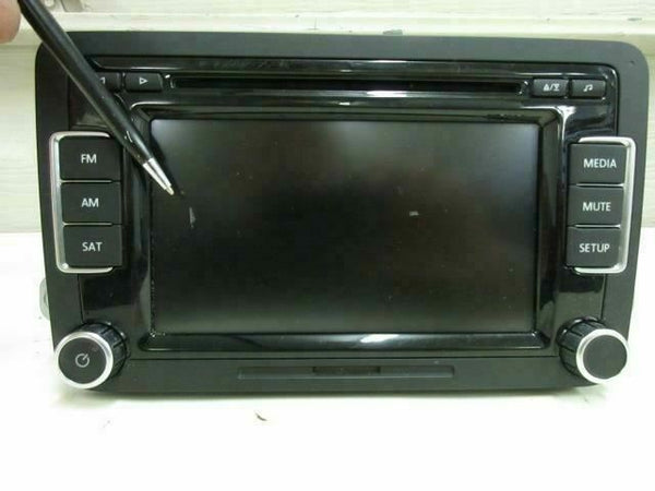 VOLKSWAGEN GOLF GTI 2010-2012 OEM RADIO 6CD SCREEN 6¨ SATELLITE 1K0035180AC