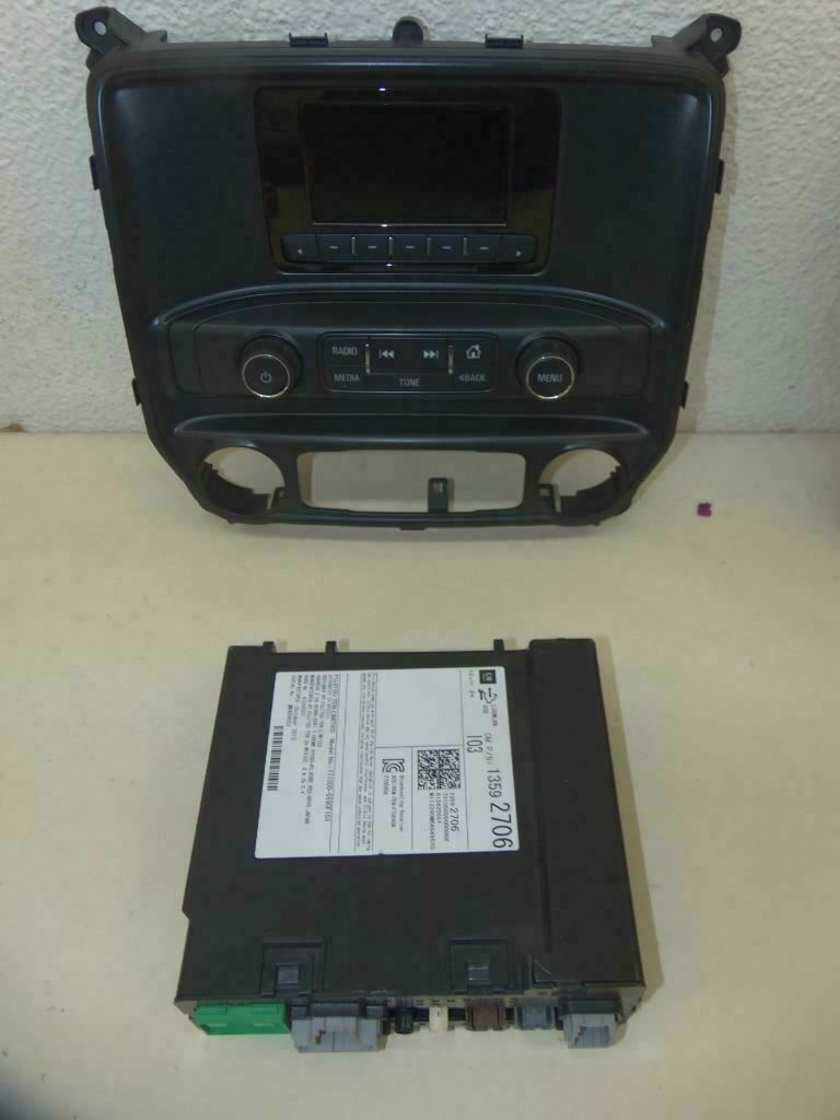 GMC SIERRA CHEVROLET SILVERADO 2014-2015 OEM RADIO SCREEN 4“ # 23168169