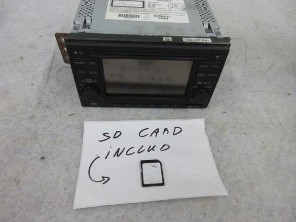 NISSAN VERSA 2012-2013 OEM RADIO W/SD CARD SCREEN 5¨ NAVIGATION XM 25915ZW83A