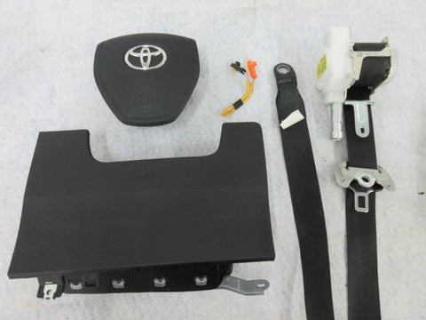 TOYOTA RAV-4 2013-2018 Airbag OEM STEERING WHEEL LH  knee SEAT BELT  LEFT BLACK