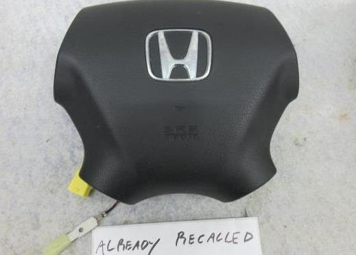 HONDA ACCORD V6 O 3 - O 7 OEM ALREADY RECALLED LEFT driver Airbag steering wheel