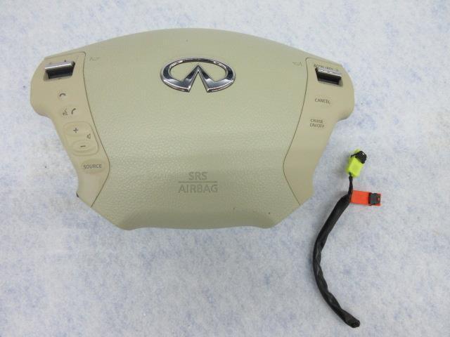 INFINITI 2005-2006-2007-2008-2009-2010 TAN OEM LEFT STEERING WHEEL AIRBAG DRIVER