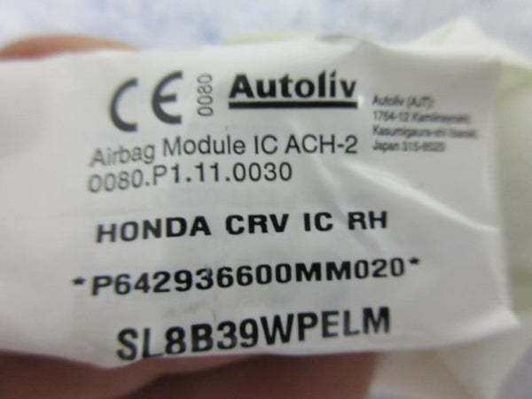 HONDA  CRV CR-V 2017-2018-2019-2020-2021-2022 OEM curtain PASSENGER RIGHT airbag