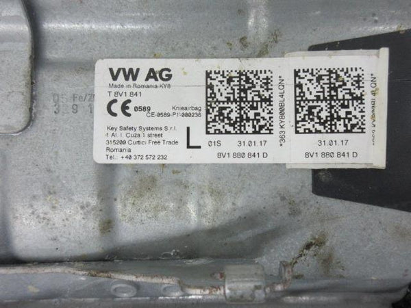 AUDI A3 S3 2015-2016-2017-2018-2020-2019-2021 OEM LEFT DRIVER KNEE AIRBAG