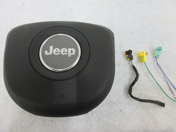 GRAND CHEROKEE 2019-2020-2021 OEM DRIVER STEERING WHEEL KNEE AIRBAG BLACK LEFT L