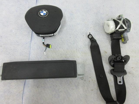 BMW 328 I 4 -2015-2016-2017-2018-2019-2020 OEM STEERING WHEEL AIRBAG KNEE BELT