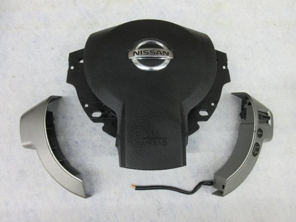 NISSAN ROGUE SV S 2008-2013 LH BLUETOOTH & SOURCE Airbag steering wheel WIRE CUT