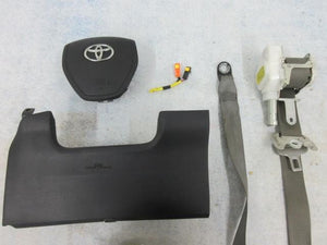 TOYOTA COROLLA 2014-2018 OEM Airbag STEERING WHEEL SEAT BELT LH GRAY LEFT knee