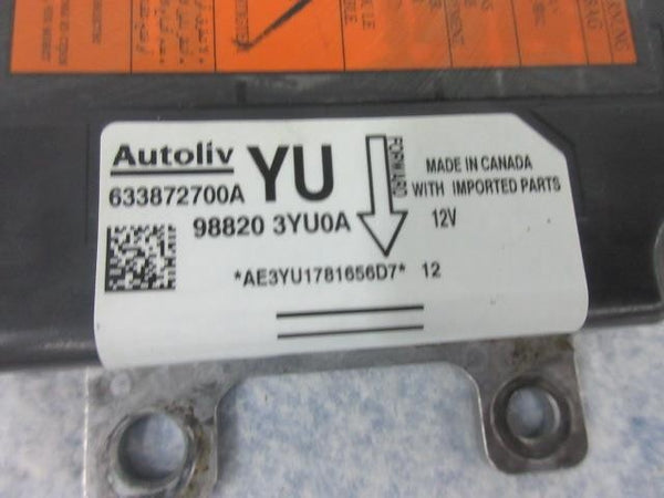 NISSAN S SV SENTRA 2016-2017-2018-2019 steering wheel airbag left LH BELT MODULE