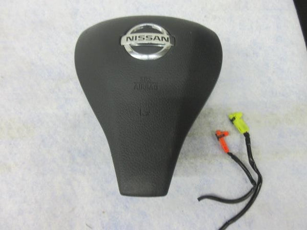 NISSAN ROGUE S SV 2014-2015-2016 BLACK DRIVER STEERING WHEEL OEM AIRBAG LEFT LH
