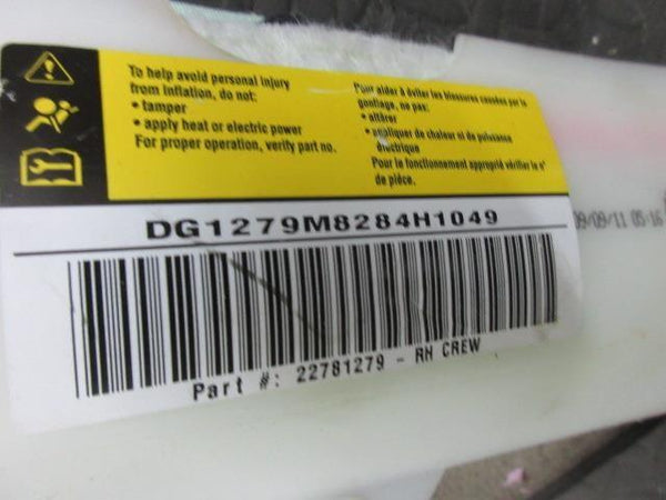 GMC SIERRA SILVERADO CREW CAB O 7  - I 4 OEM 2 X AIRBAG CURTAIN LEFT RIGHT PAIR