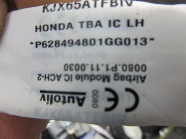 HONDA CIVIC SEDAN LX SI 2016-2018-2017-2019-2020-2021 curtain LEFT driver airbag