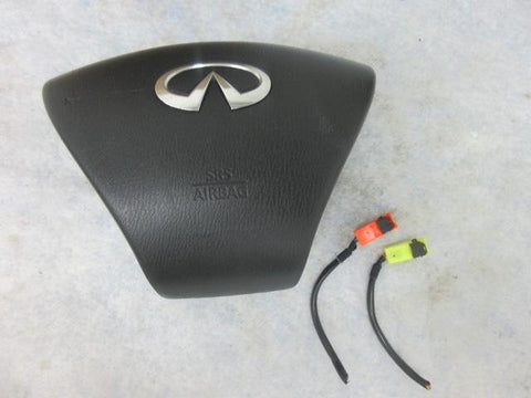 INFINITI JX35 QX60 M37 2013-2018-2019-2020 BLACK OEM STEERING WHEEL LEFT AIRBAG