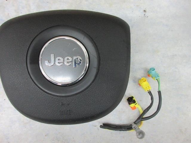 JEEP GRAND CHEROKEE 2019-2020-2021 DRIVER OEM STEERING WHEEL AIRBAG BLACK LEFT L