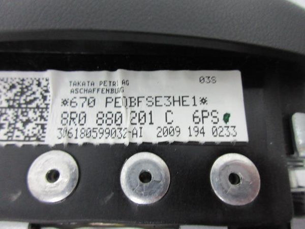 AUDI A5 Q5 S5 OEM Airbag BLACK LH steering wheel driver left 8R0 880 201 C 6PS