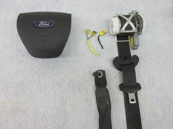 FORD EXPLORER 2011-2012 OEM Steering wheel driver AIRBAG left SEAT BELT BLACK LH