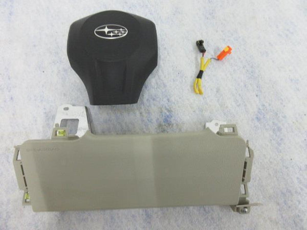 SUBARU IMPREZA 2012-2013-2014-2015-2016 LEFT OEM Airbag steering wheel knee TAN