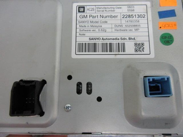 BUICK VERANO 2012-2013-2014 OEM RADIO RECEIVER 23121124 SCREEN 7 ¨ NAVIGATION