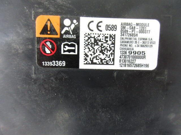 CHEVROLET CRUZE 2018-2019-2020-2021 OEM RIGHT PASSENGER SIDE SEAT Airbag 1336990