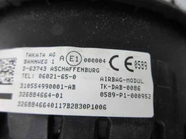 BMW E90 E91 E92 E81 E84 E87 E88 SERIES 3 X1 M-Tech DRIVER Steering Wheel Airbag