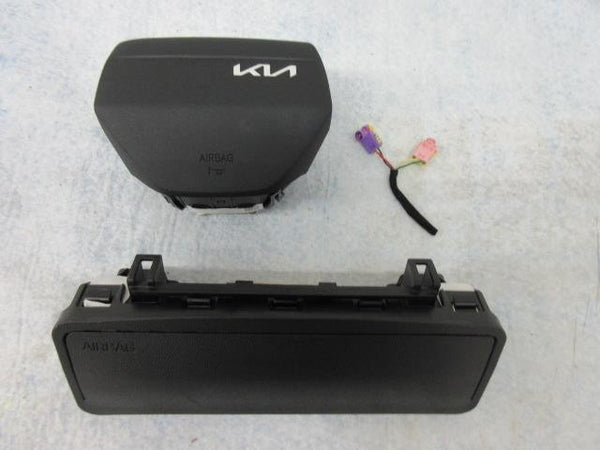 KIA EV6 GT 2025-2026  driver OEM steering wheel airbag LEFT BLACK KNEE