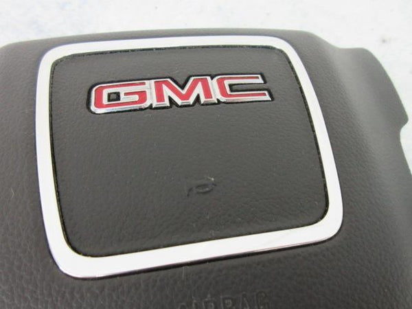 GMC SIERRA 2015-2016-2017-2018-2019 1500 LEFT YUKON BLACK AIRBAG STEERING WHEEL