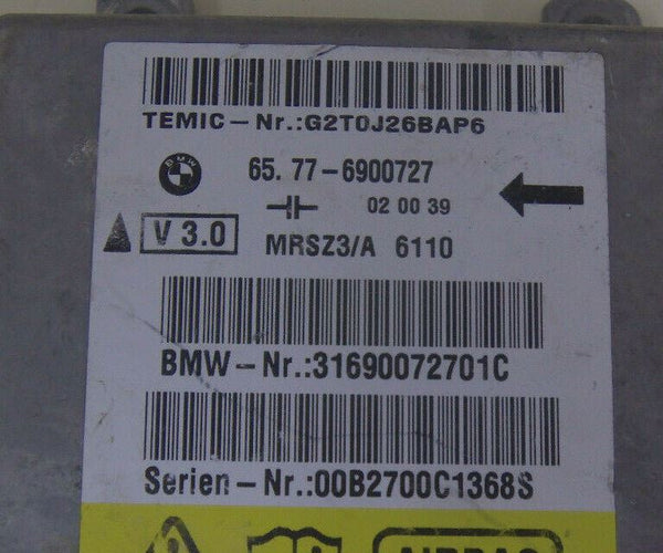 BMW X5 X 5  E53 2000-2001-2002 OEM DRIVER STEERING LH BAG 2 X SEAT BELT BUCKLE