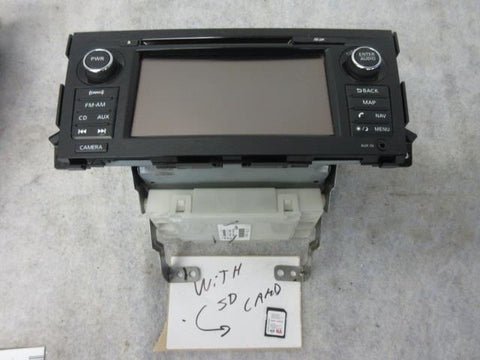 NISSAN ALTIMA 2014 OEM RADIO 7 ¨ SCREEN NAVIGATION APPS CAMERA SD 259153TA1A