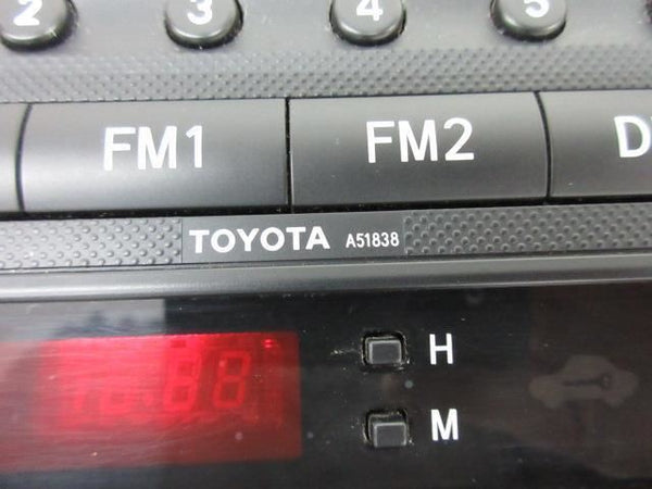 TOYOTA TACOMA 2005-2006-2008-2007-2009 OEM CD RADIO A51838  # 86120-04111 BLACK