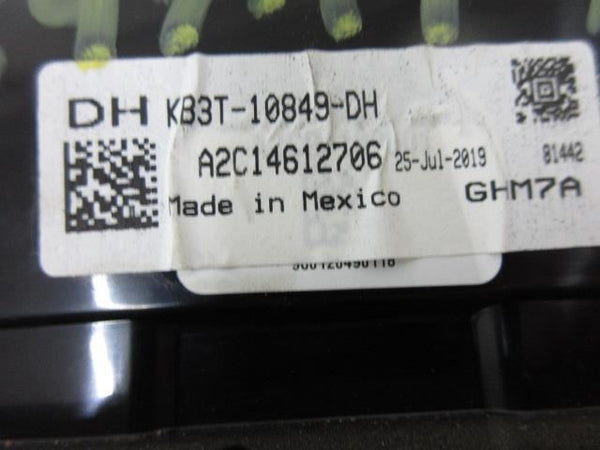 FORD RANGER 7 500 KM 2.3 L 2019 OEM SCREEN 4 ¨ CLUSTER AUTOMATIC KB3T-10849-DH