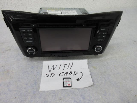 NISSAN ROGUE 2015-2016 OEM RADIO SATELLITE SD SCREEN 7 ¨ NAVIGATION # 259156FL2A