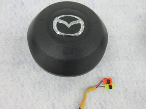 MAZDA 3 MAZDA3 2014-2015-2016 OEM Airbag Steering wheel LEFT DRIVER LOGO USED