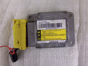 CHEVROLET EQUINOX 2005 SRS MODULE COMPUTER 22733328 SERV # 12238957