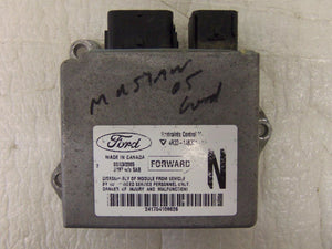 FORD MUSTANG 2005-2006 SRS MODULE COMPUTER # 4R33-14B321-AG