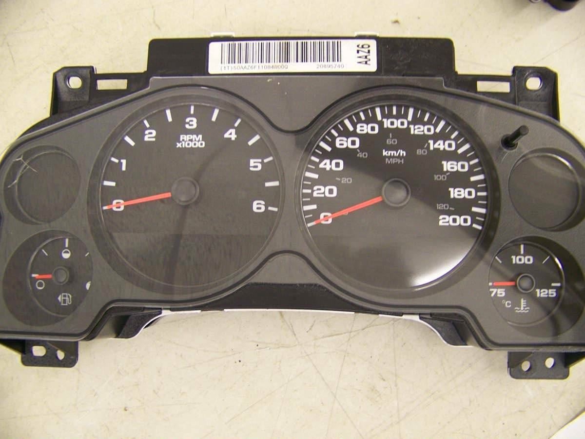 CHEVROLET SILVERADO 2010-2011-2012 OEM SPEEDOMETER ? KM/H OEM CLUSTER 20895740