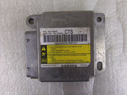 CADILLAC CTS 2004 OEM SRS MODULE COMPUTER # 19115245