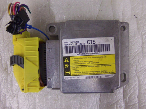 CADILLAC CTS 2004 OEM SRS MODULE COMPUTER # 19115245