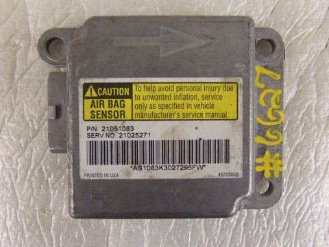 SATURN SERIES S 2002 SRS MODULE COMPUTER 21061083 SERV # 21025271