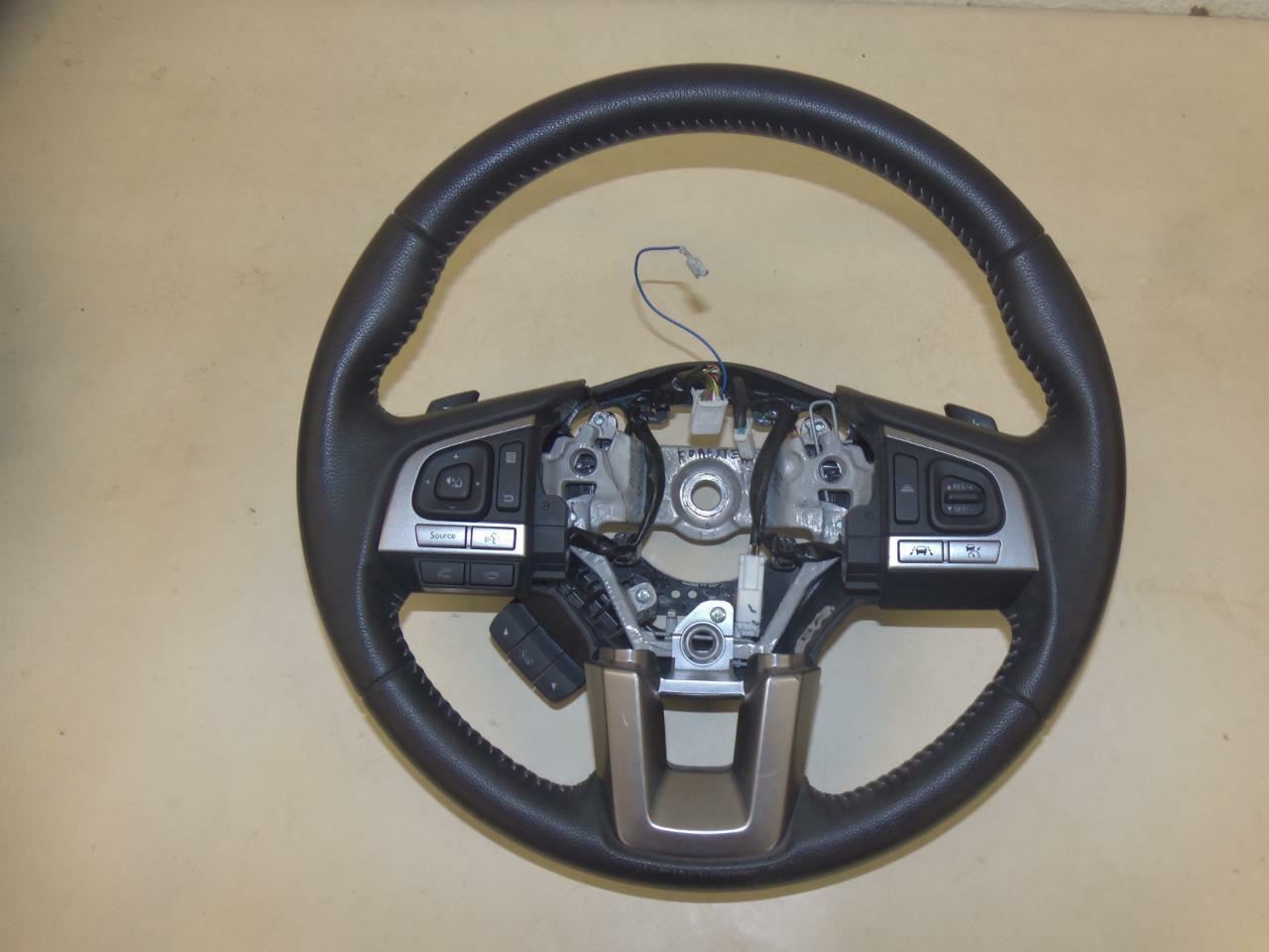 SUBARU FORESTER 2017-2018-2019 OEM STEERING LEATHER LANE WATCH
