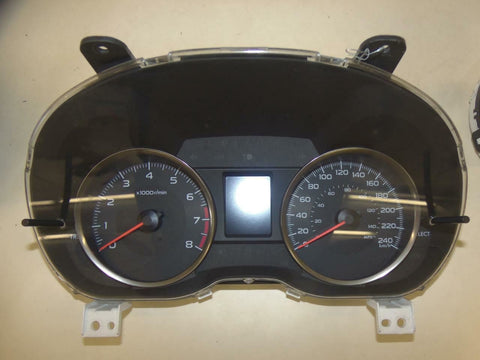 SUBARU IMPREZA 2014 WITH DISPLAY # 85013FJ270 OEM CLUSTER SPEEDO 22394 KM